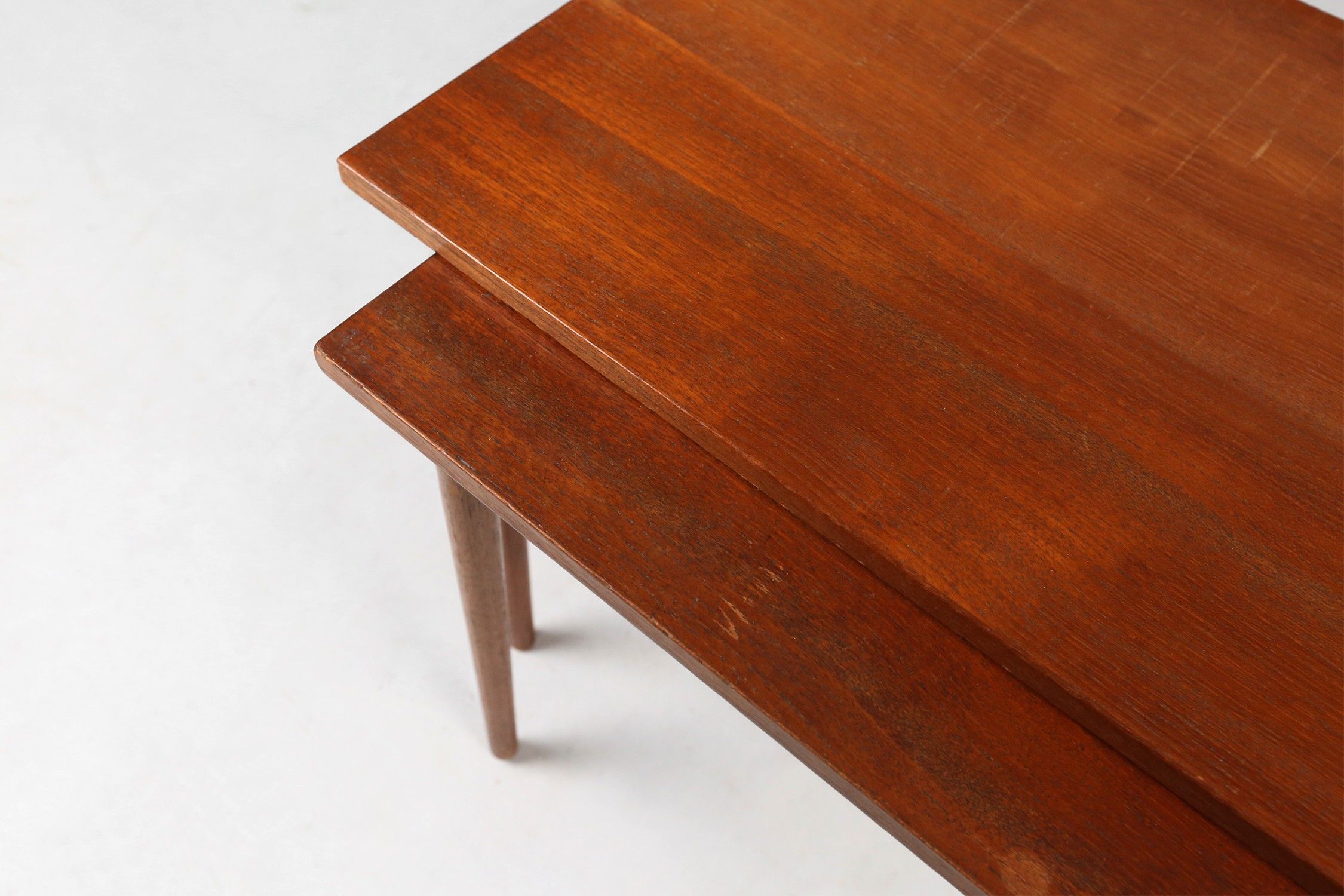 Set of 3 Scandinavian Teak Nesting Tables, Denmark 1960sthumbnail